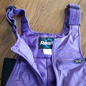 LITTLE GIRLS Purple Snow Pants. SIZE 4